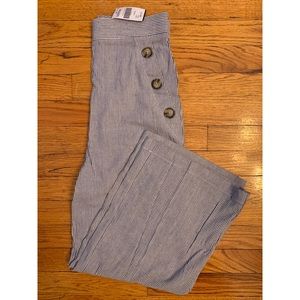 NWT Bohme Stripe Wide Leg Pants